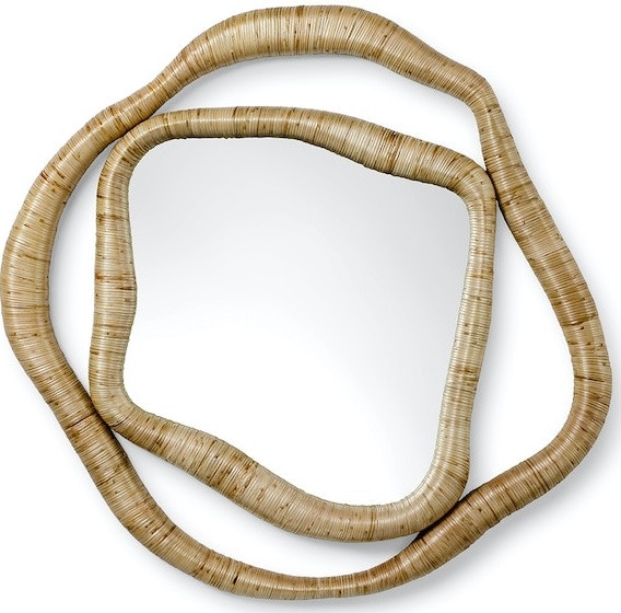 Palecek TIA WALL MIRROR 83332 - Matter Brothers Furniture - Tampa