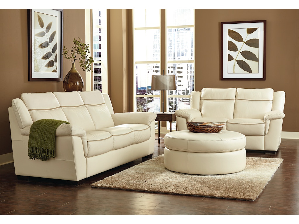 Natuzzi Editions Living Room Leather Sofa B865 155 Matter Brothers