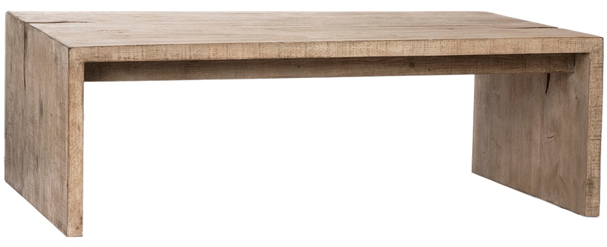 light wooden coffee table