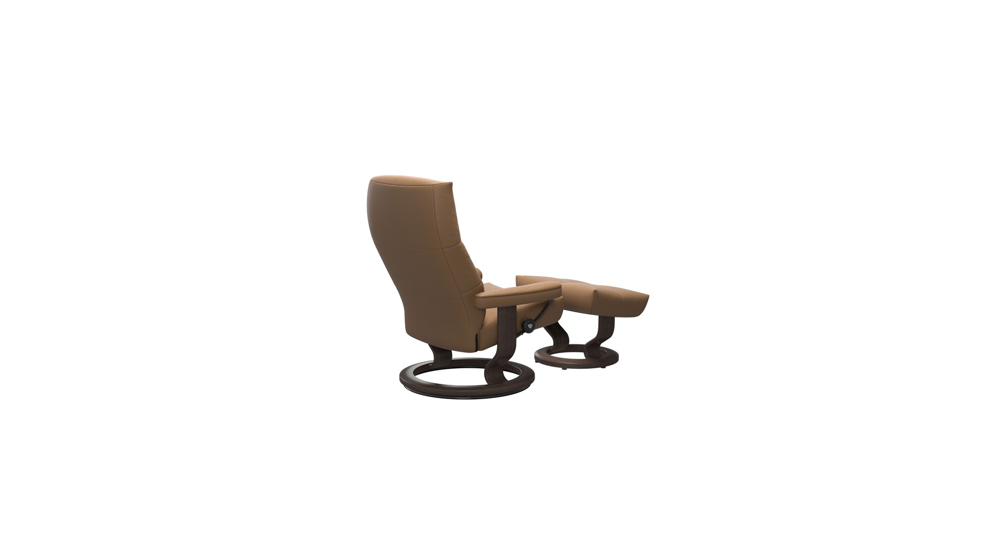 Stressless by Ekornes David Medium Classic Base Recliner and