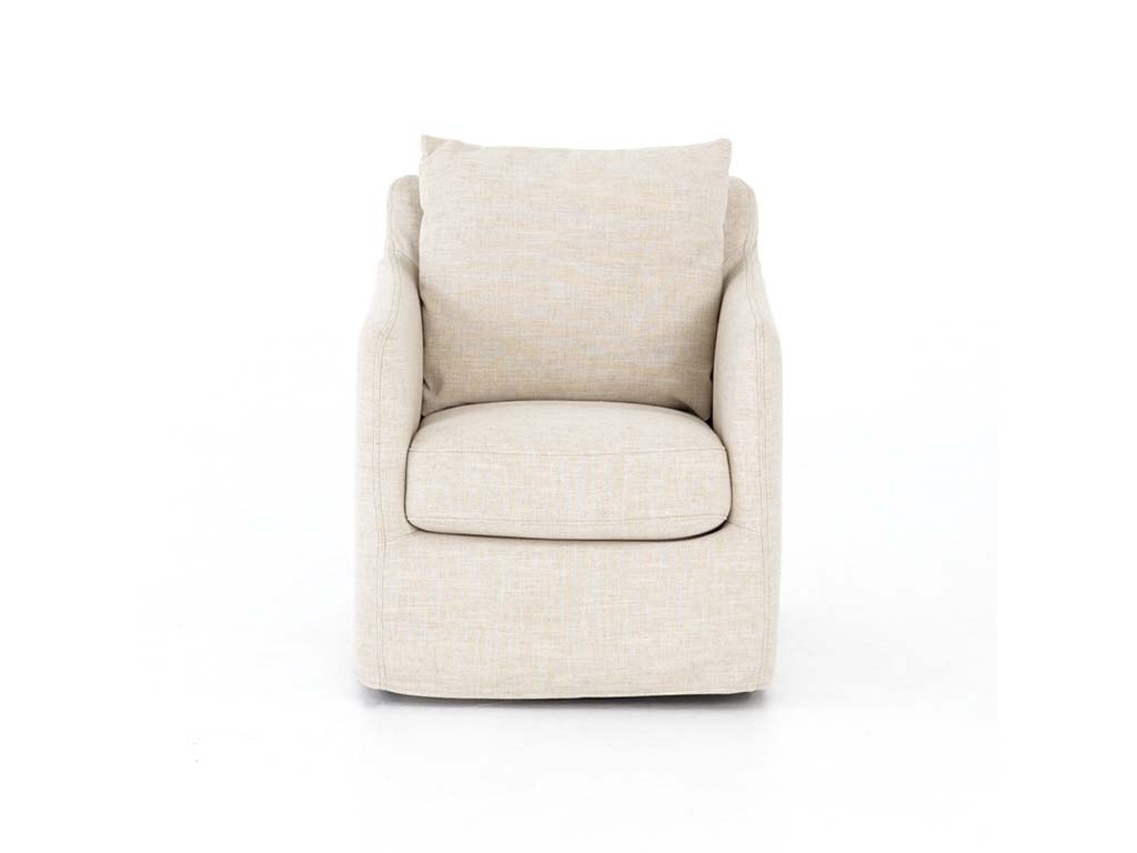 organic modern living room swivel chair 35403