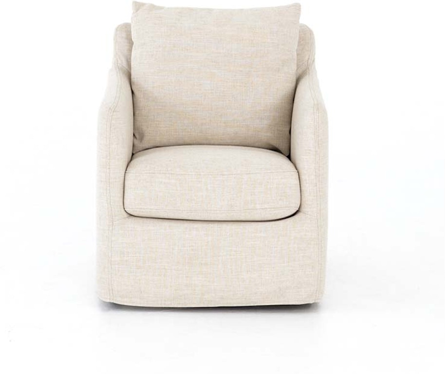 organic modern living room swivel chair 35403