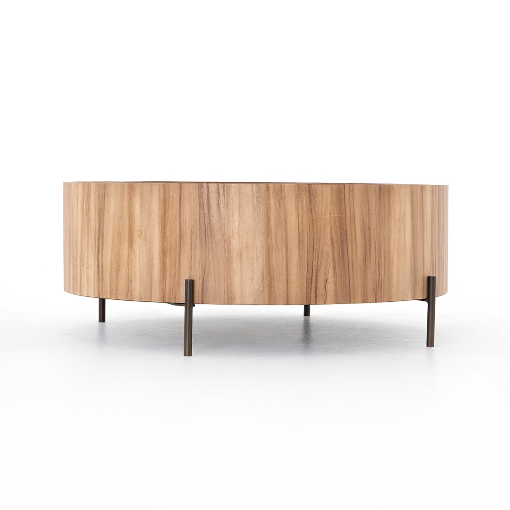 lunas drum coffee table