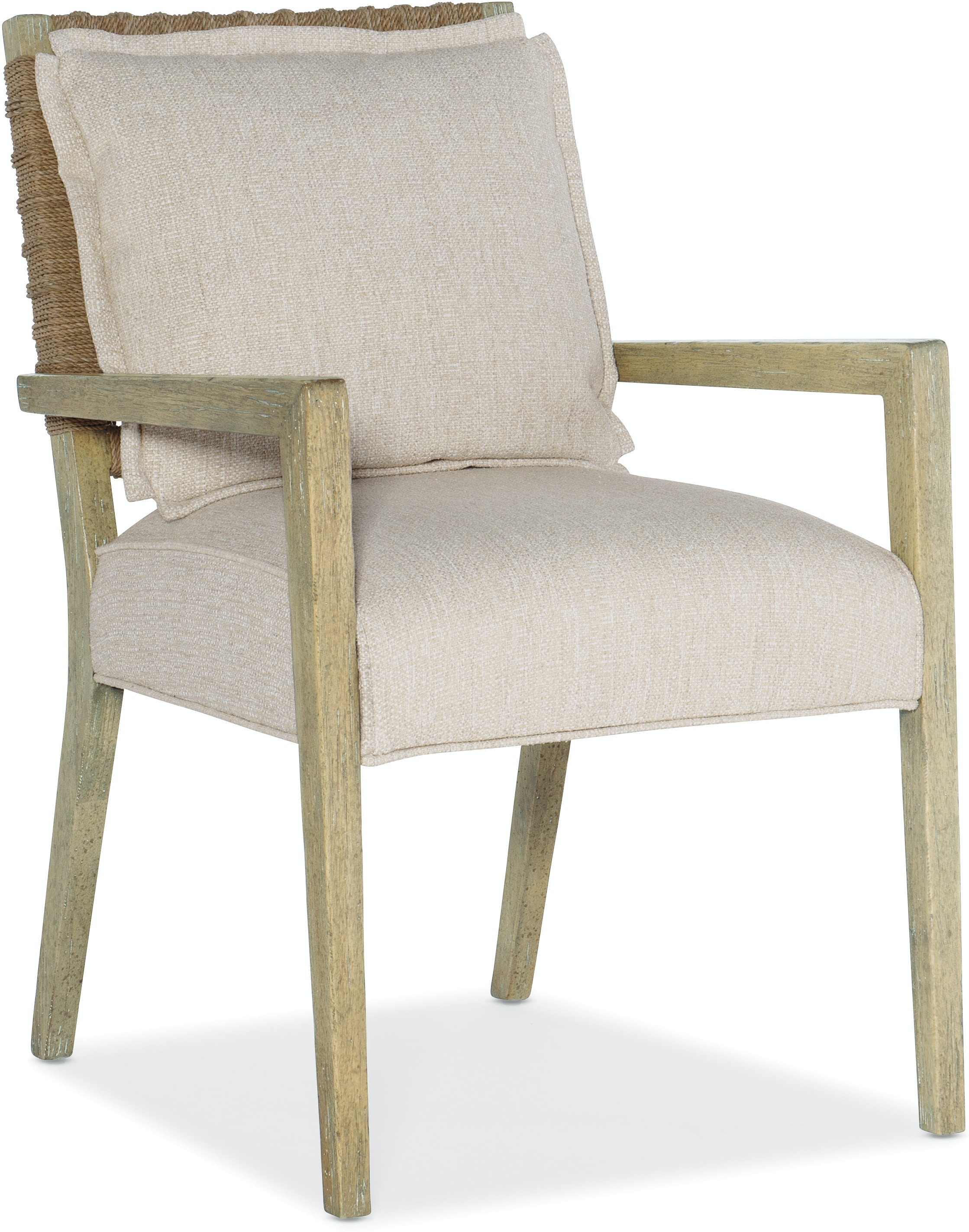 Hooker Furniture WOVEN BACK ARM CHAIR 46997 - Matter Brothers