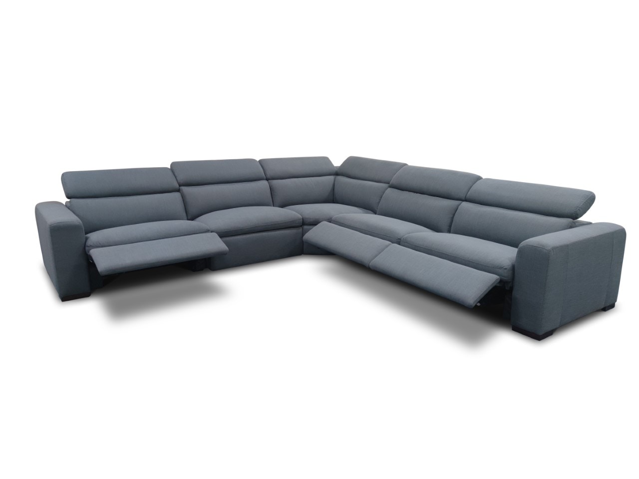 Kuka bailey fabric best sale power reclining sectional sofa