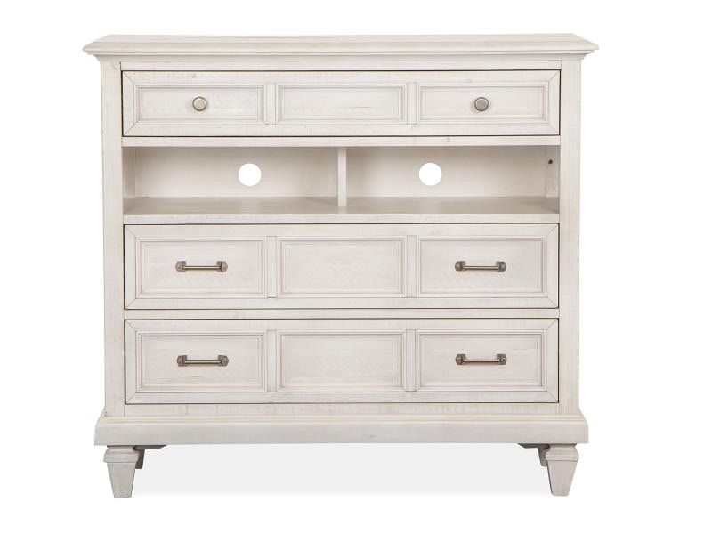 Magnussen Home Bedroom 3 Drawer Media Chest 34899 - Matter