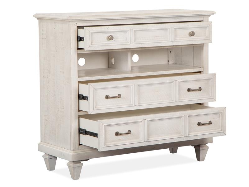 Magnussen Home Bedroom 3 Drawer Media Chest 34899 - Matter
