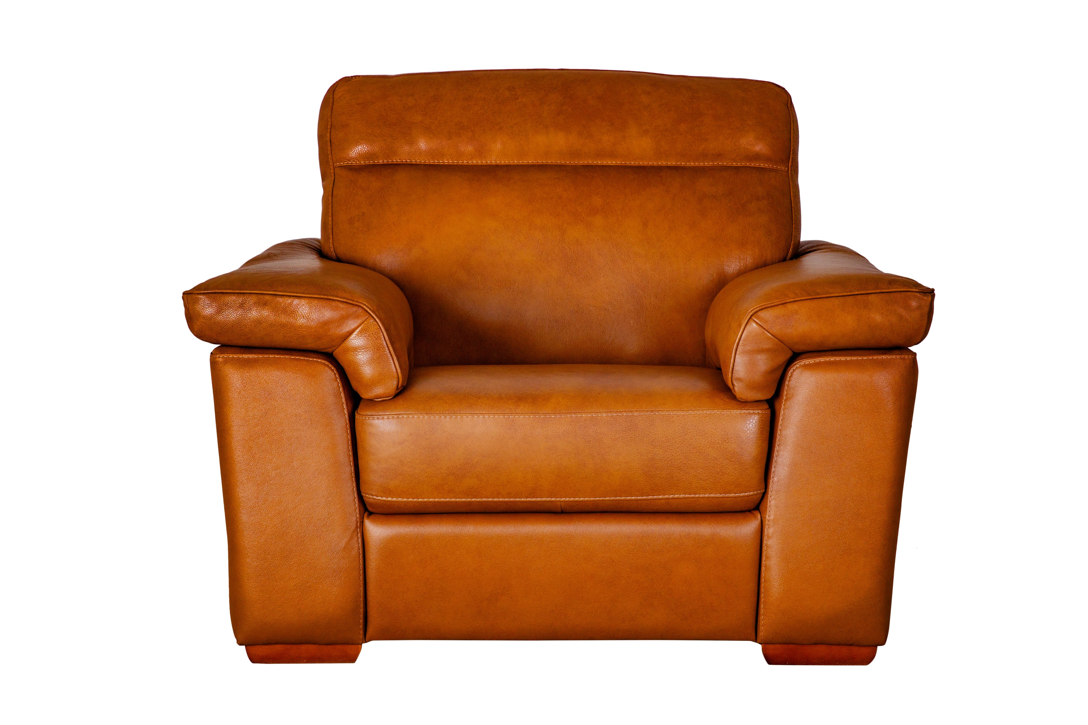 natuzzi leather accent chair