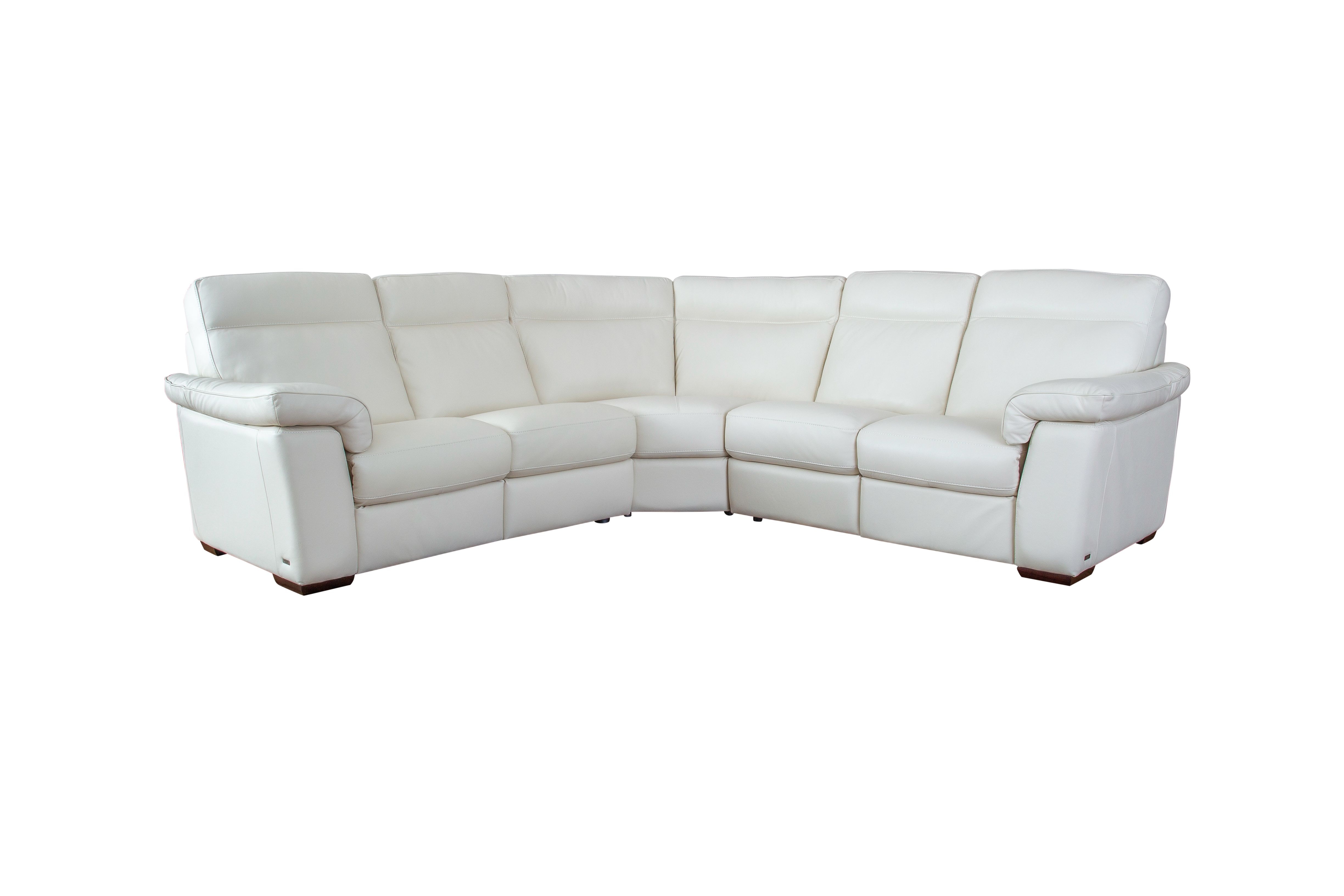 Natuzzi leather 2025 reclining sectional