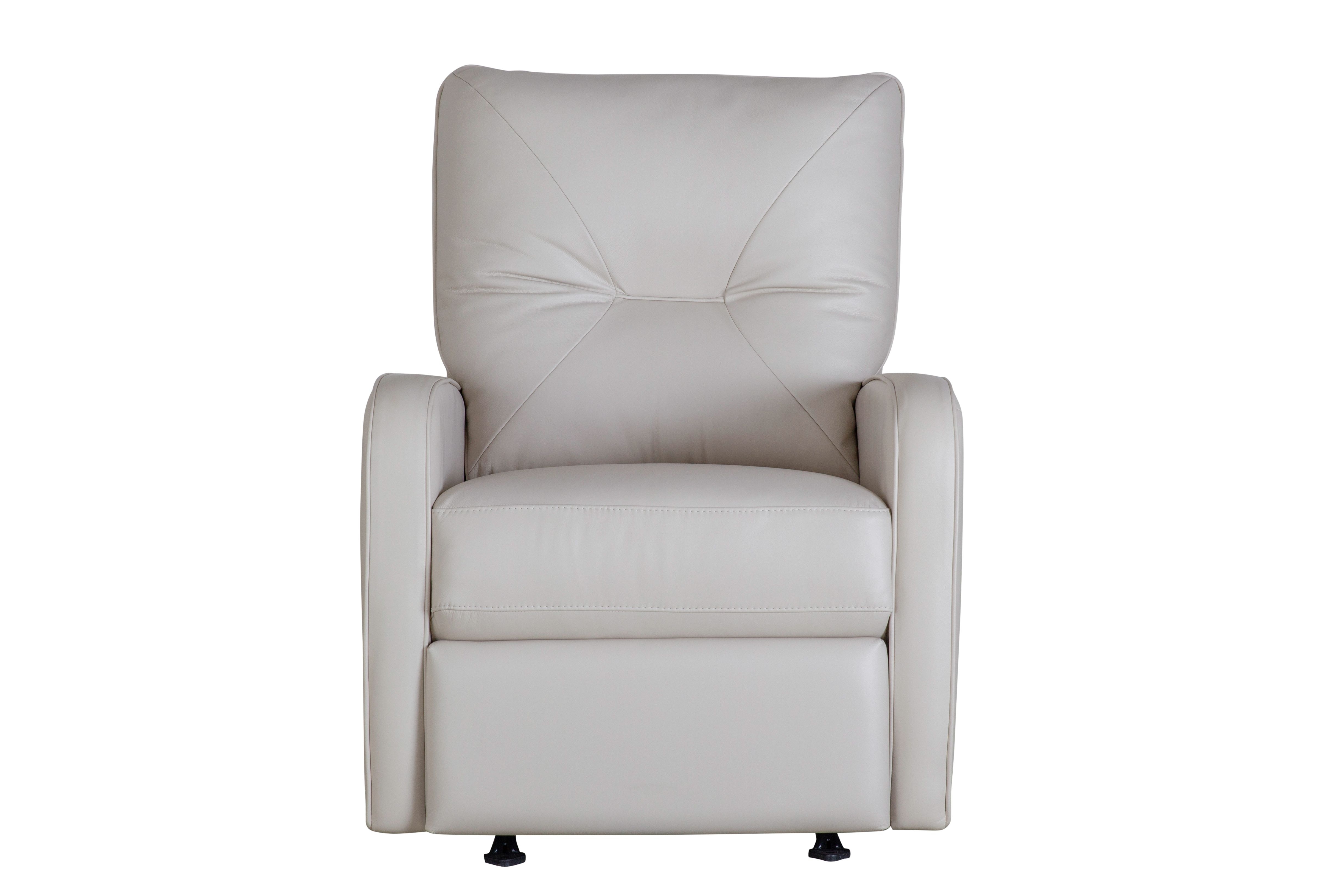 Narrow leather recliner chair hot sale