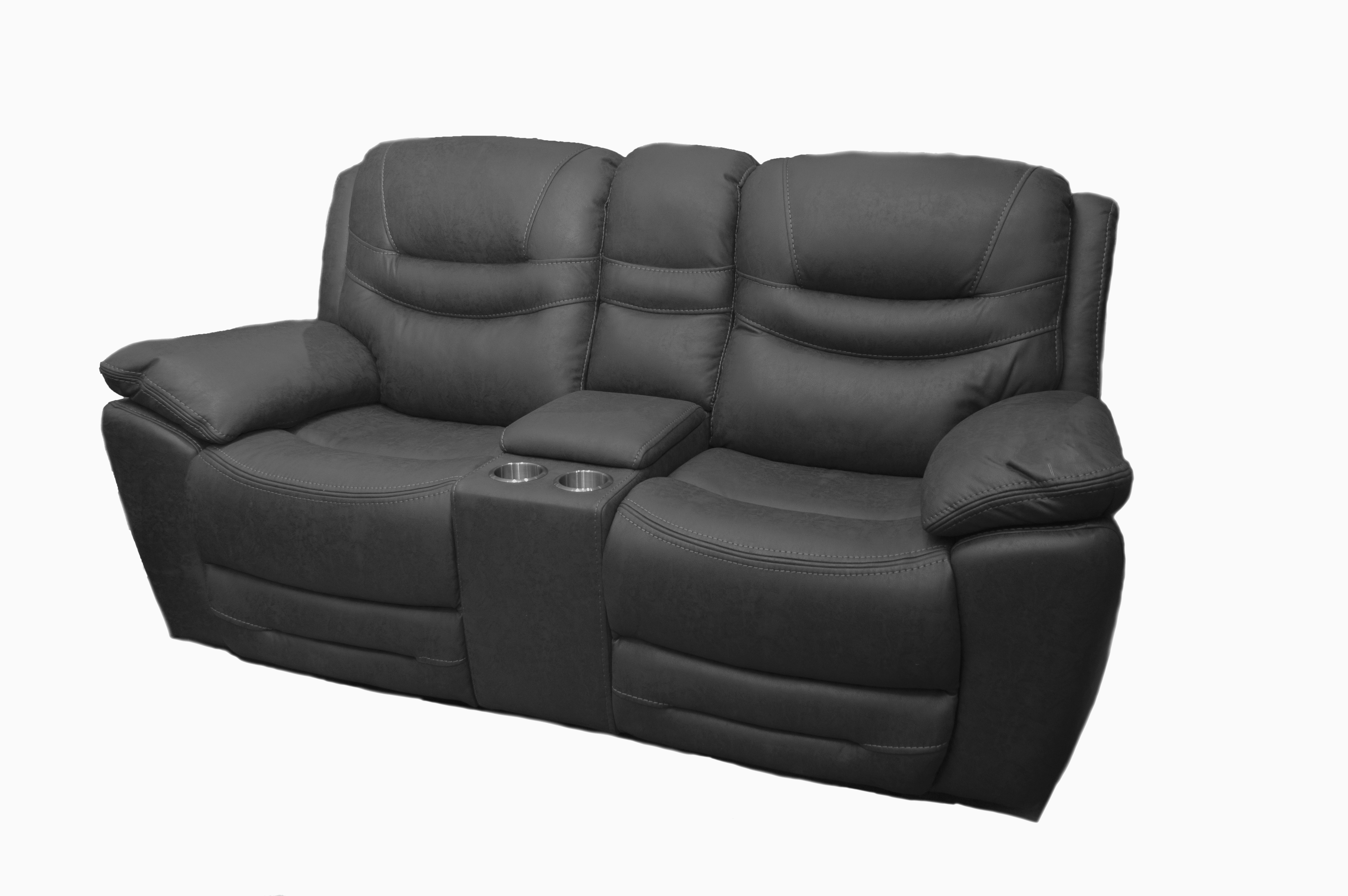 Kuka Reclining Loveseat w/Console -KM.083H 2(2A)HCE (C-987)