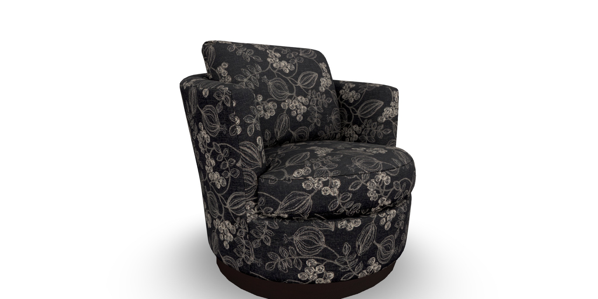 Best Home Furnishings Pillowed Back Swivel Chair 2998
