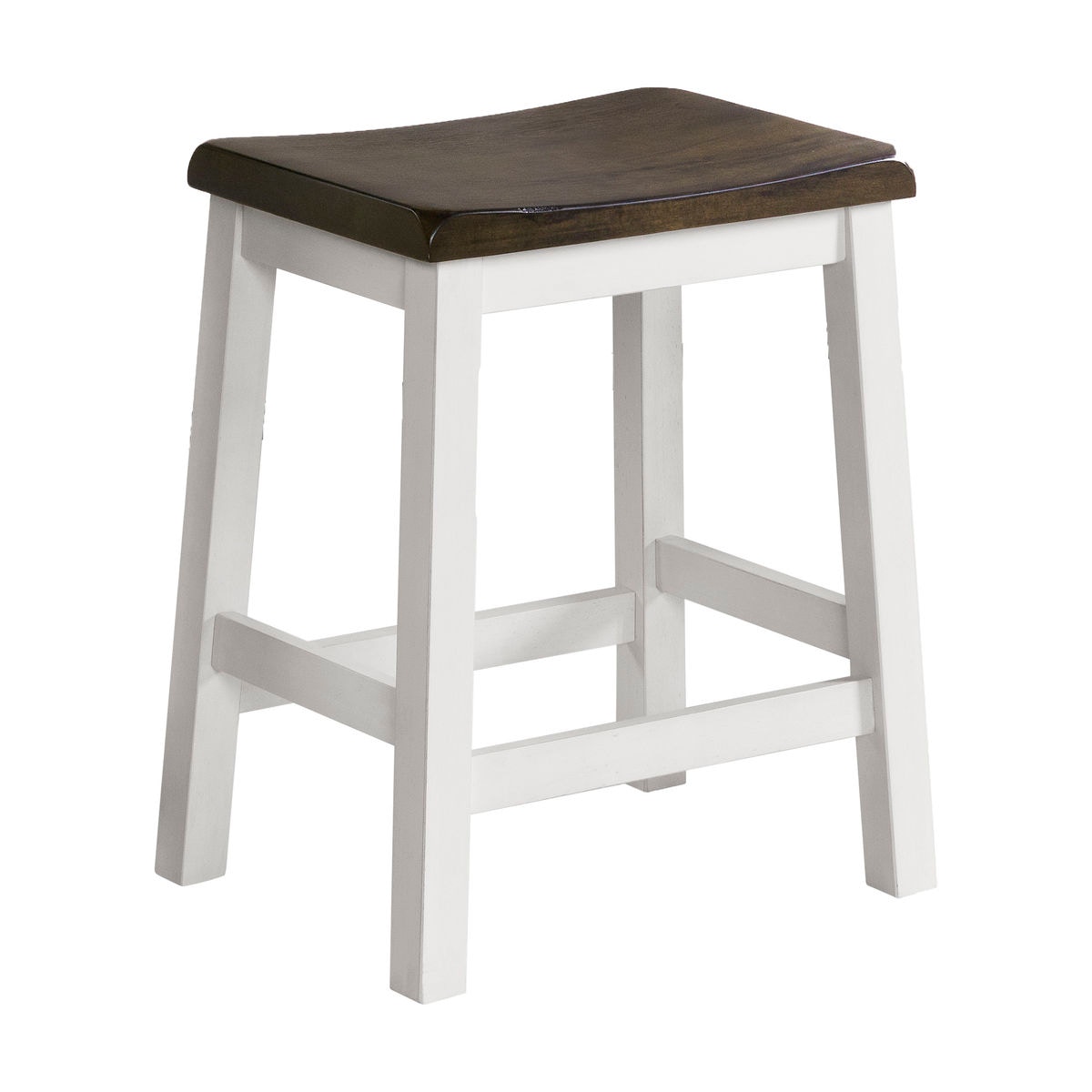 Intercon Backless Bar Stool KA-BS-35W-GWH-K24