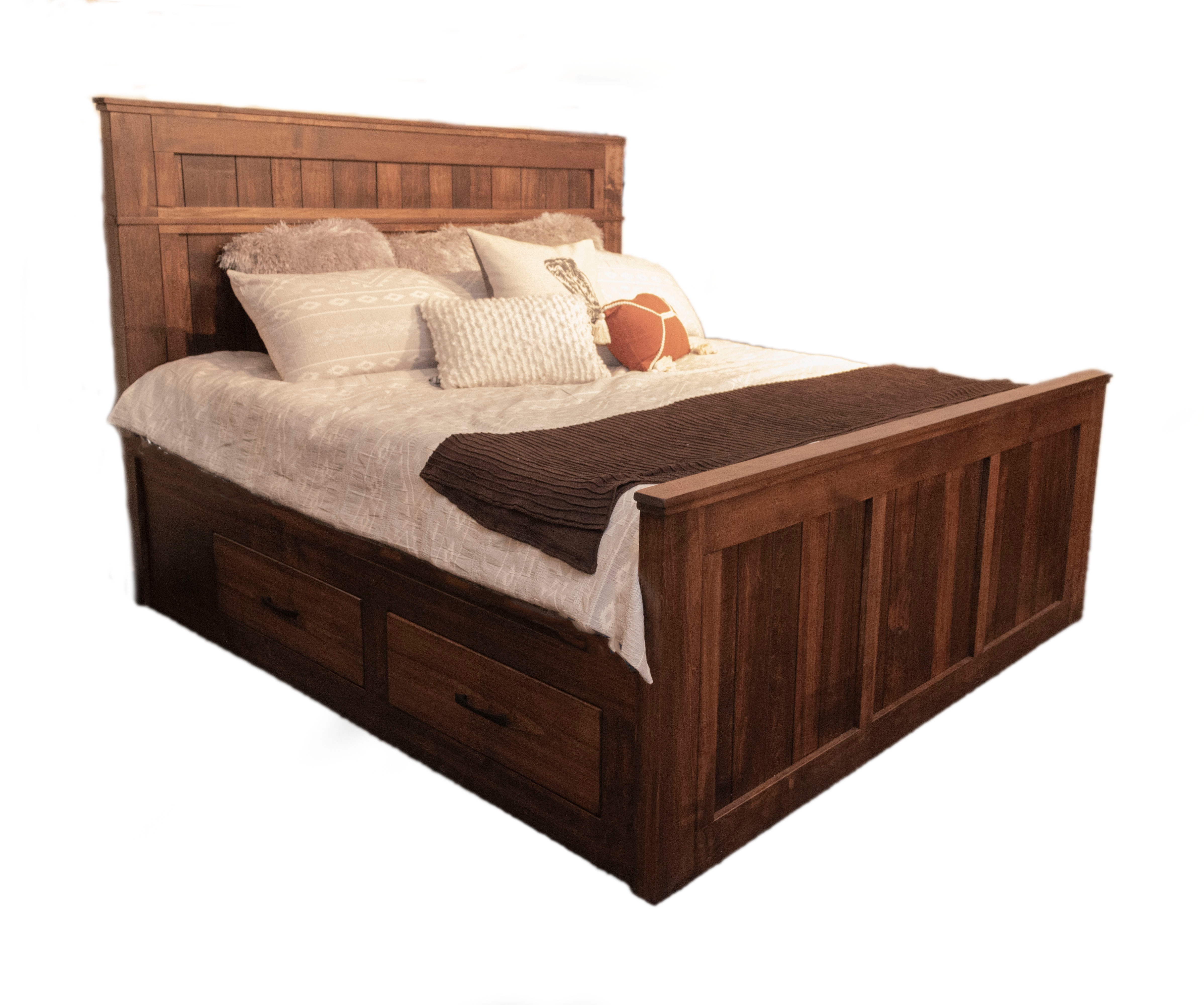 Tree Fever Designs King Bed with Storage KCP-093D