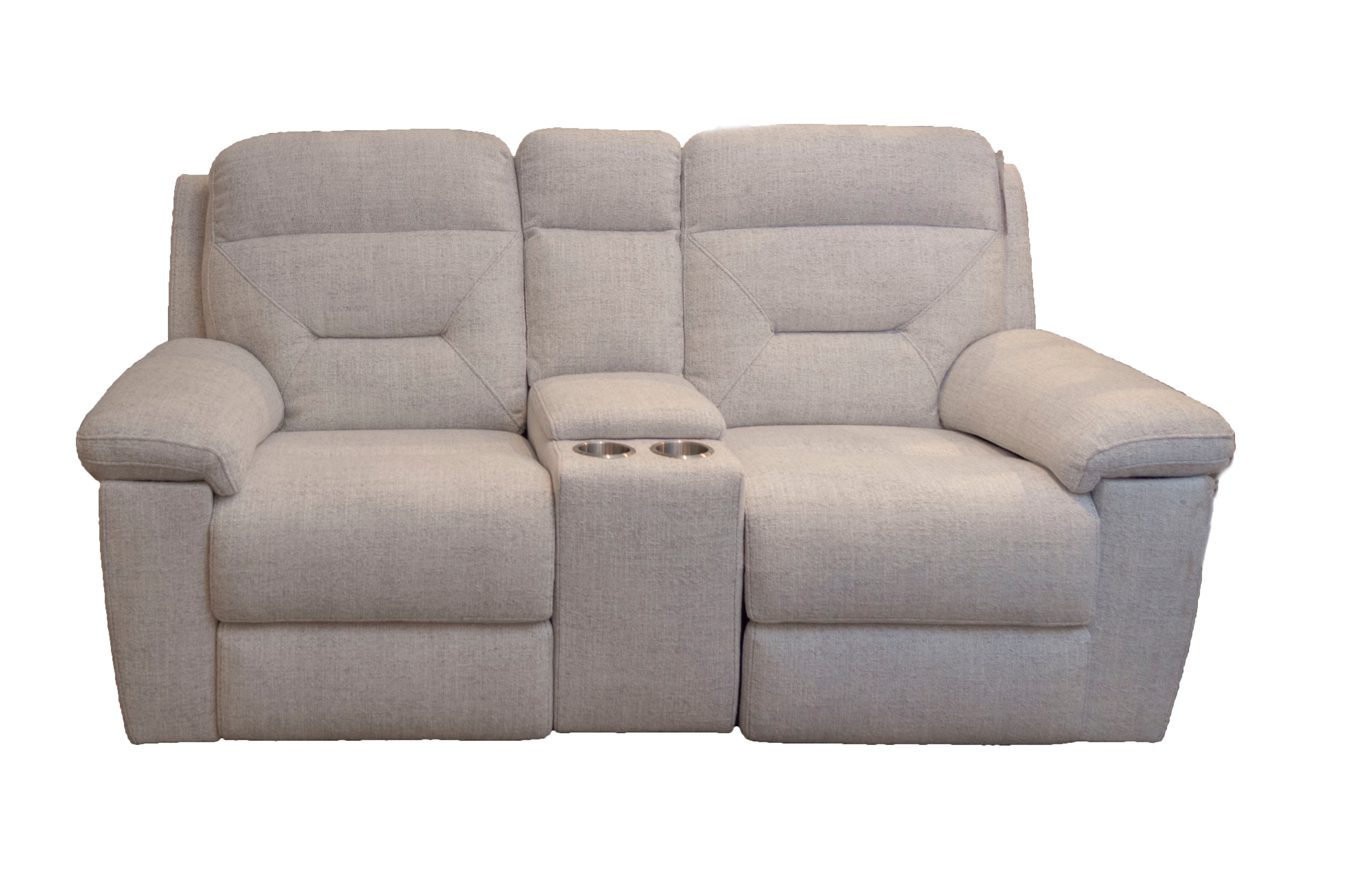 Kuka Reclining Loveseat w/Console KM.012H 2(2A)CHE (A0300303)