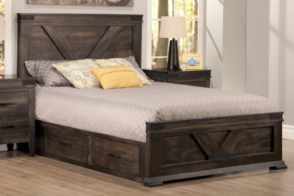 Handstone Storage Bed With Low Footboard N-CH-KL4SP