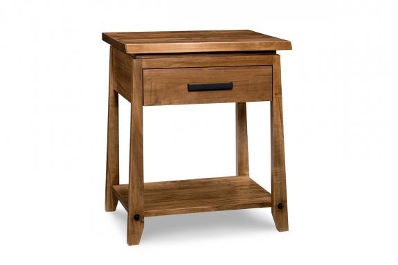Handstone Pemberton 1 Drawer Open Nightstand N-PE10