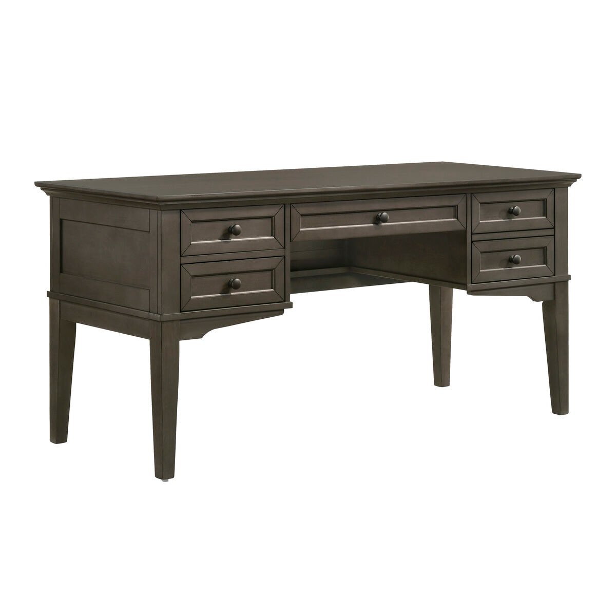 Intercon Half Ped Desk SM-HO-6230WD-GRY-C