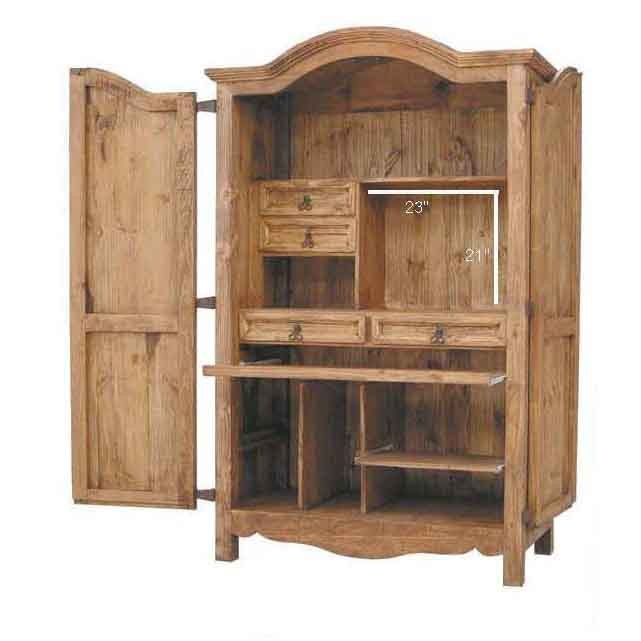 07 1 10 12 Computer Armoire American Oak And More Furniture