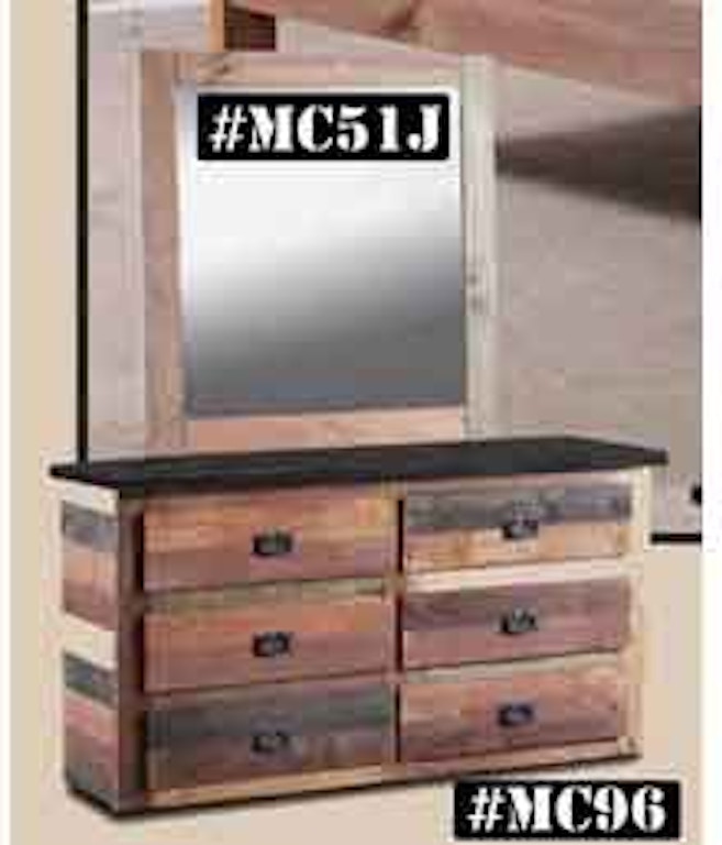 Mc96 Six Drawer Dresser American Oak And More Furniture Store