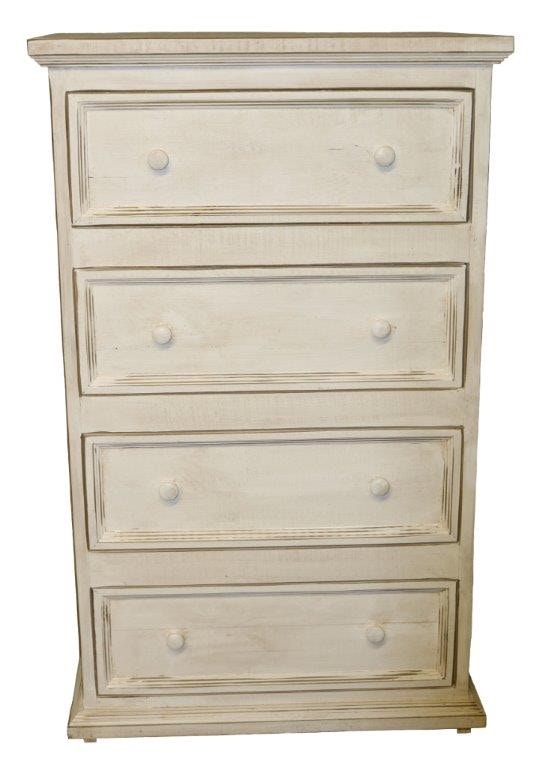 02 2 103 16a C Rustic Weathered White Chest With Wood Knob