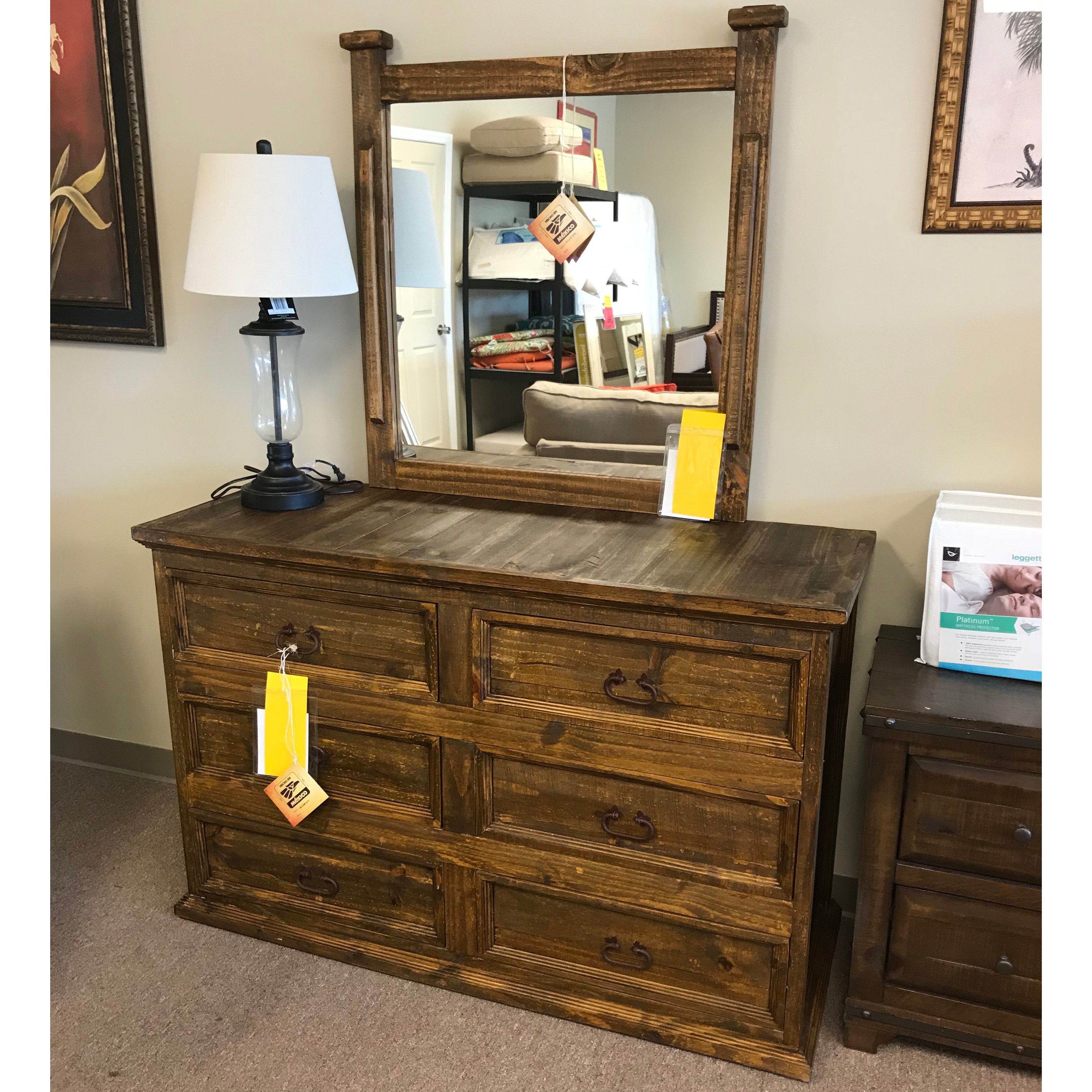 Million Dollar Rustic Rustic Dresser And Mirror 02 2 11w 16 D 02 2