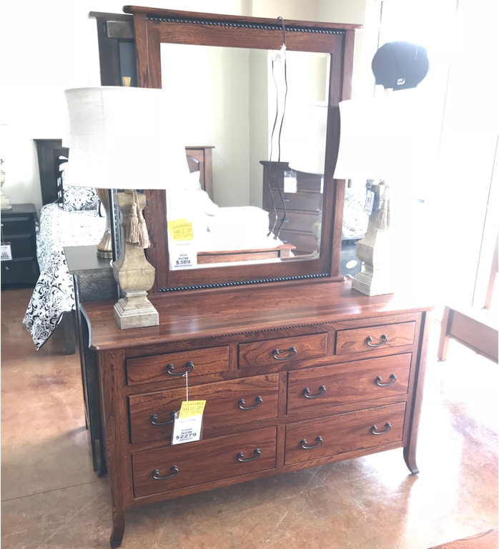 Watts Woodcraft Amish Carlisle Shaker Dresser And Mirror Not Sold