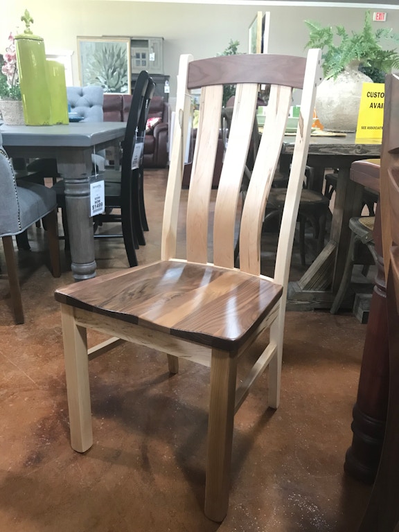 Amish Raleigh Lumbar Side Mix Chair