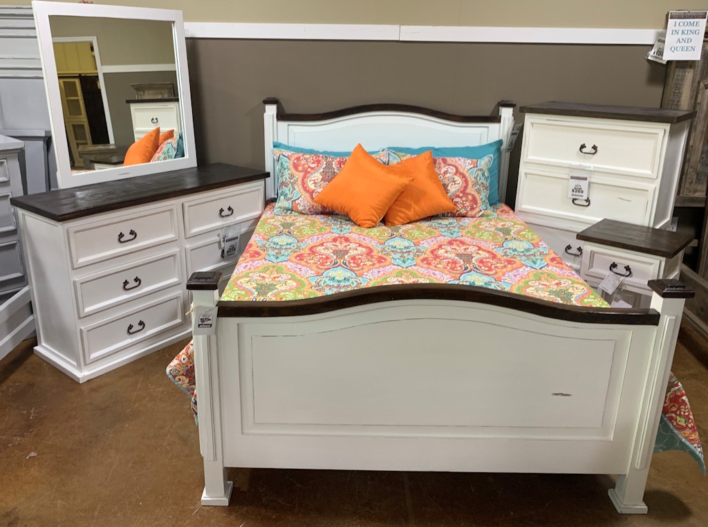 Antique White Promo Roma Bedroom Set Queen Bed Dresser Mirror Chest Nightstand Antique White Promo Roma Bedroom Set Queen Bed Dresser Mirror Chest Nightstand
