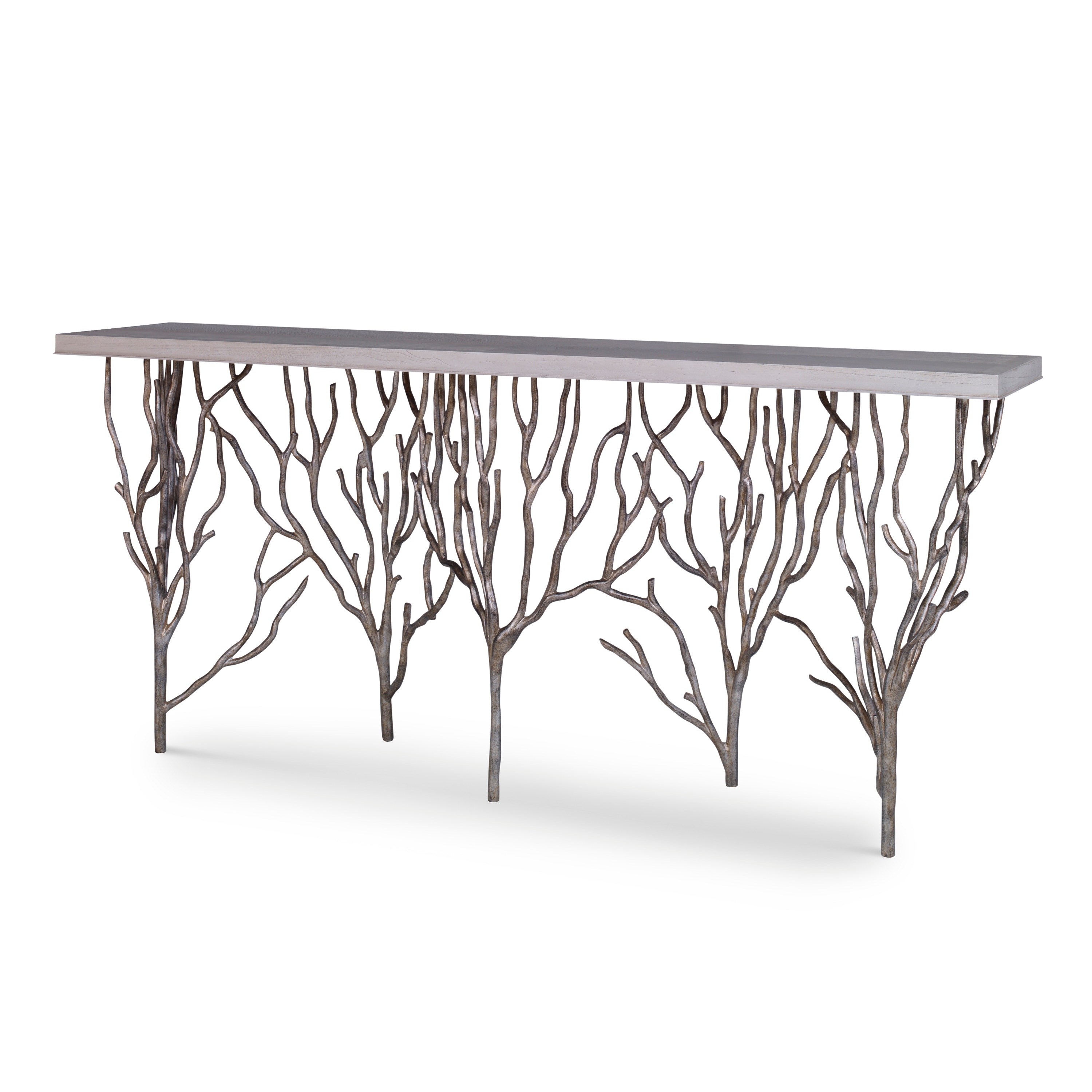 Ambella Home Forest Console Table Champagne 09136-850-008