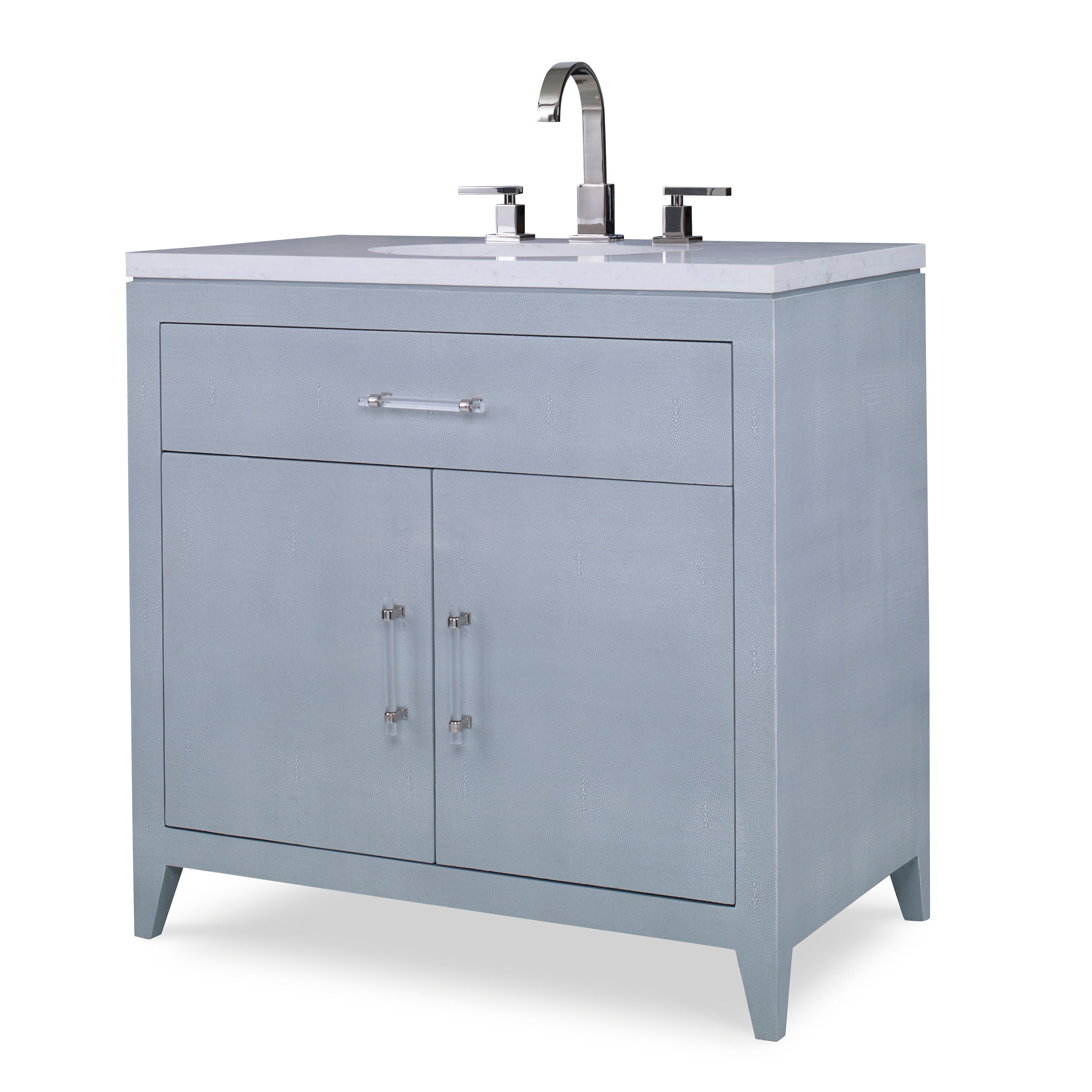 Ambella Home Shagreen Sink Chest Polar Blue 09223-110-335
