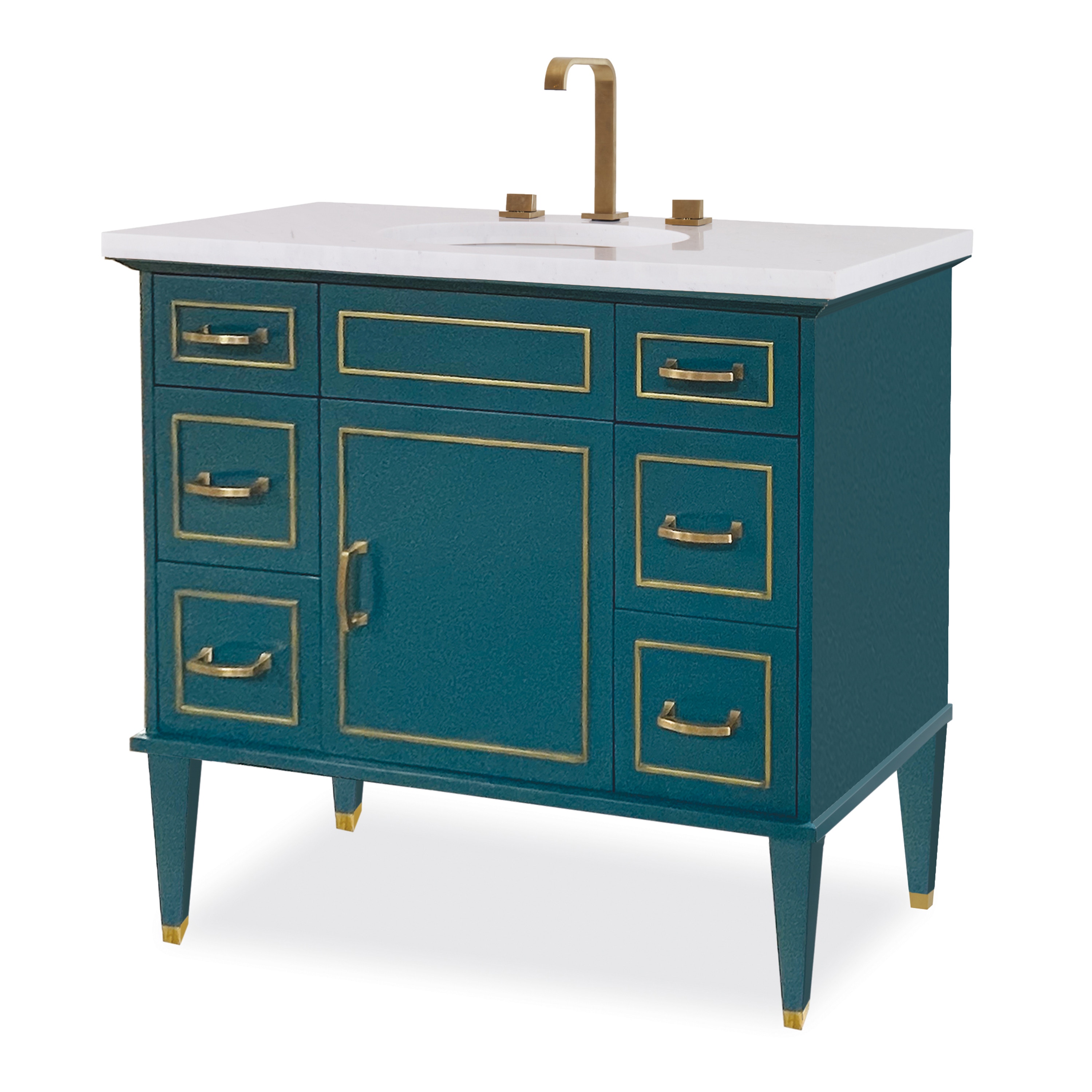 Ambella Home Toulouse Sink Chest Peacock 09227-110-333