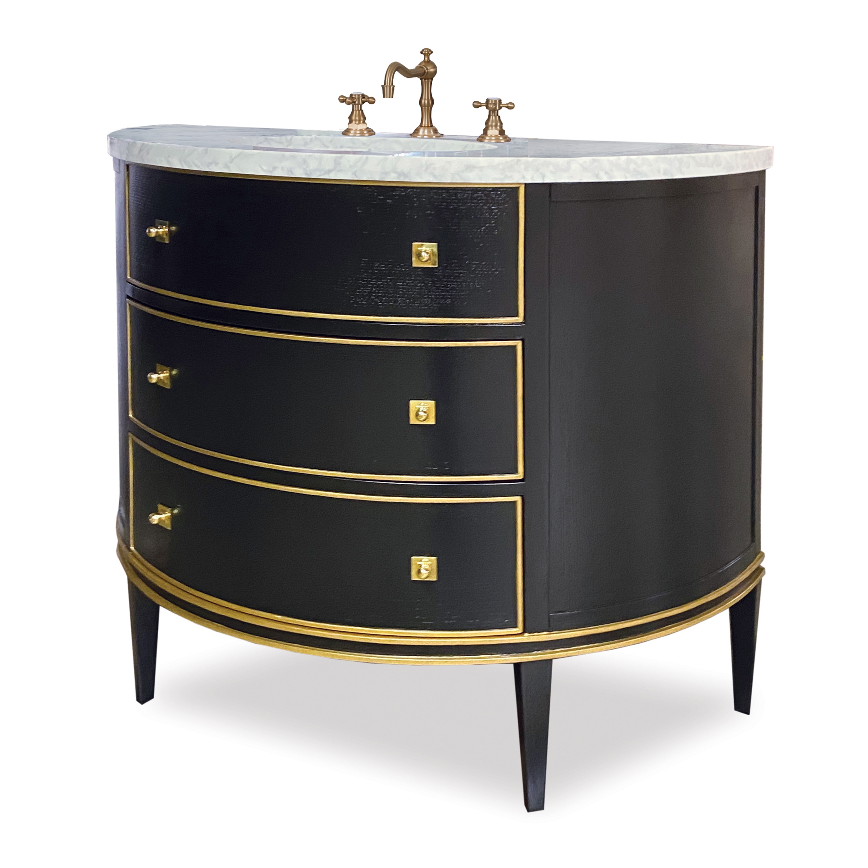 Ambella Home Orion Sink Chest Jet Black 09242-110-419