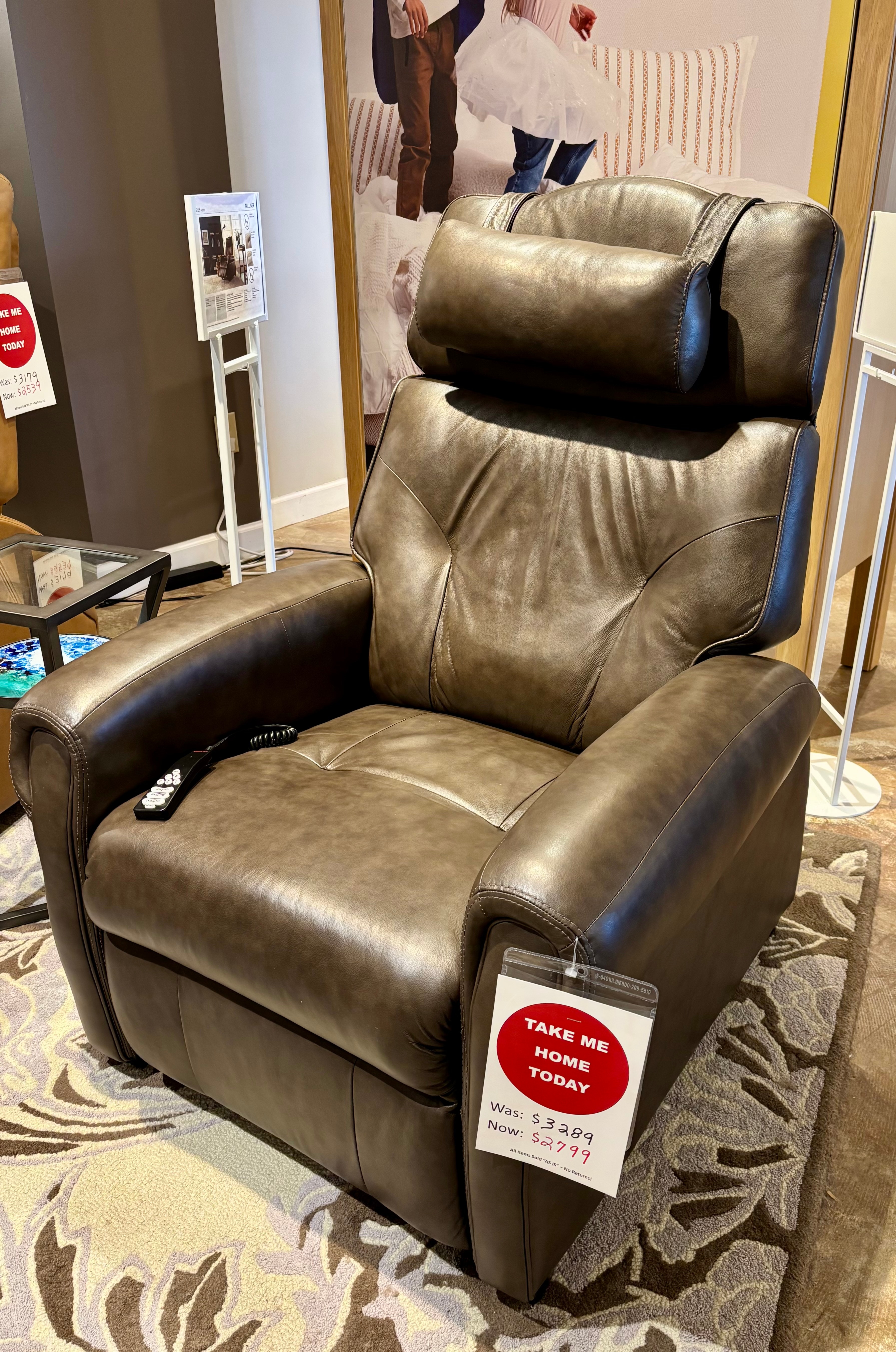 Hickory Park Clearance ZG6 recliner by Palliser Furniture 41090-AMZG6