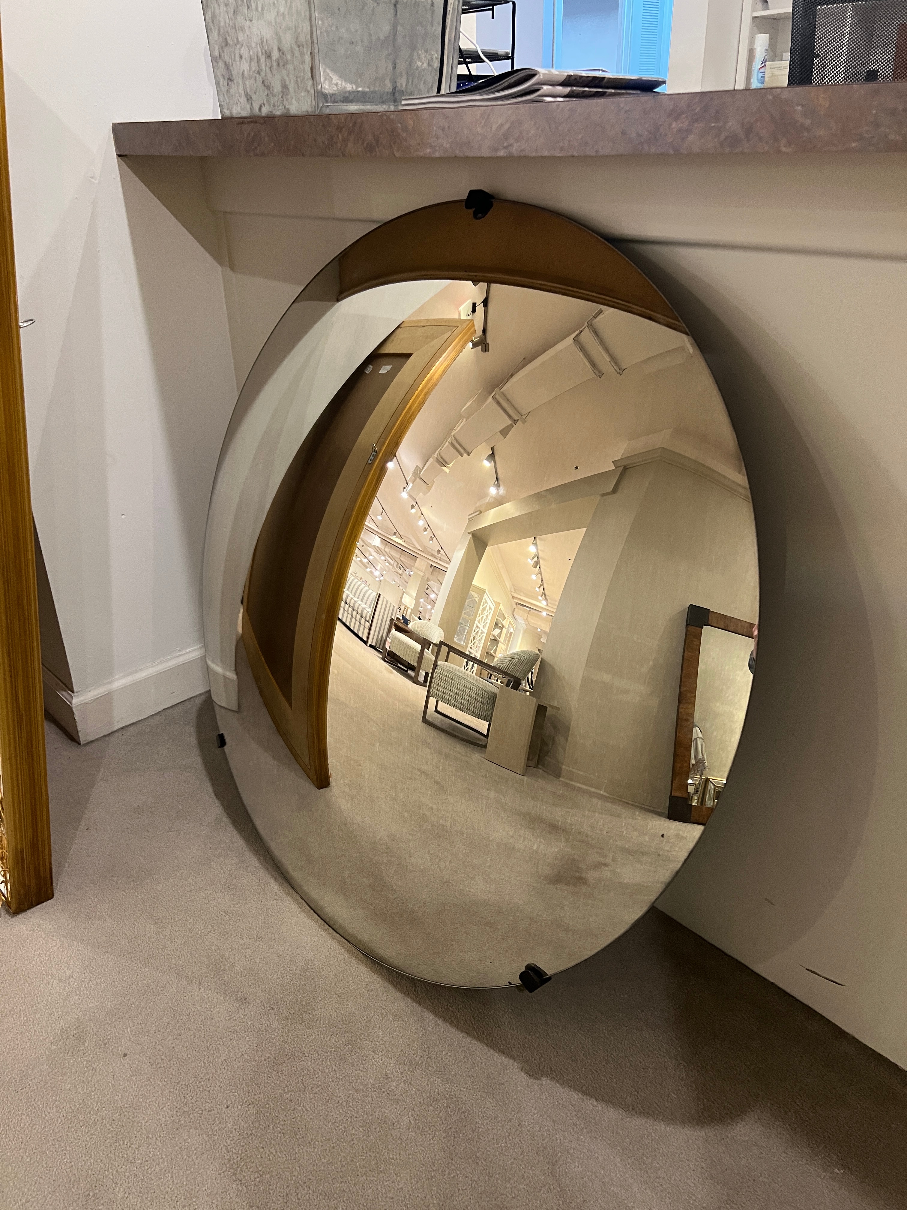 Century Furniture Factory Outlet Rive Gauche Convex Mirror - Silver TSA-234-V2/60