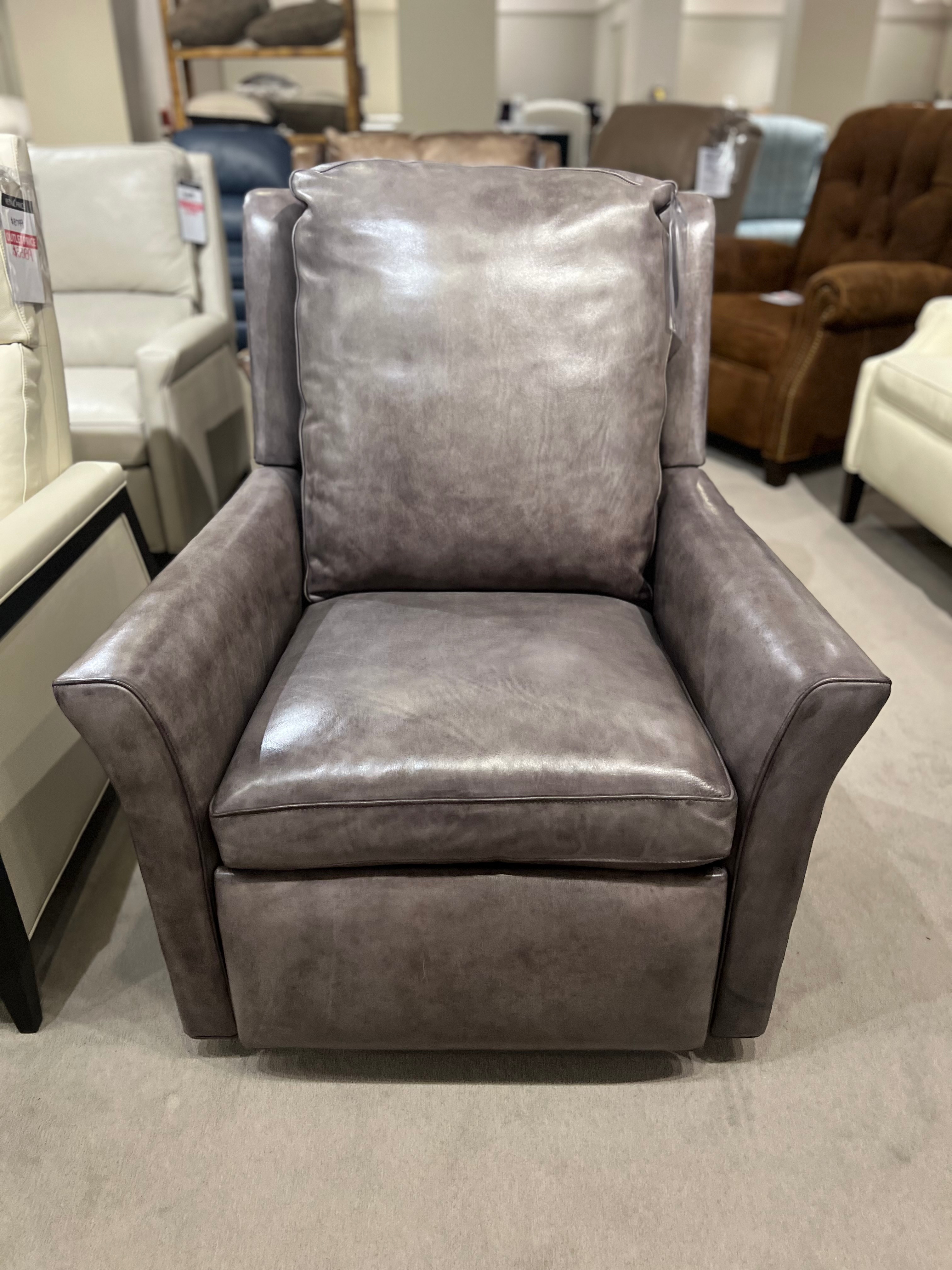 Hancock and Moore Factory Outlet Henley Swivel Recliner 7204-S/1228