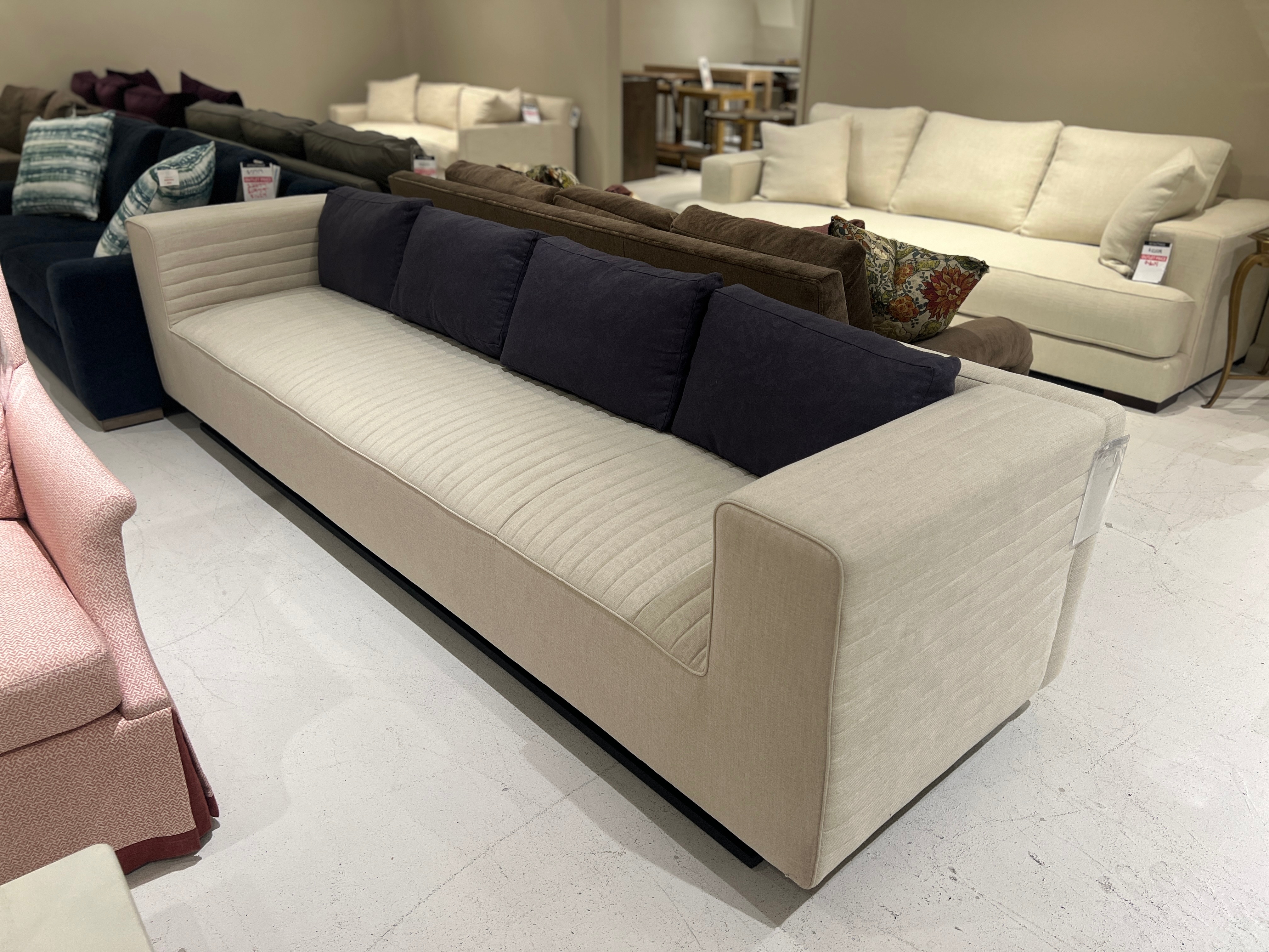 Century Furniture Factory Outlet Large Quilted Sofa LTD-1081-1-F1/280