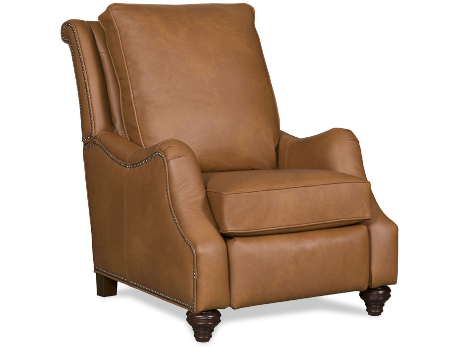 McKinley Leather Living Room Maxwell Recliner 105 Hickory Furniture