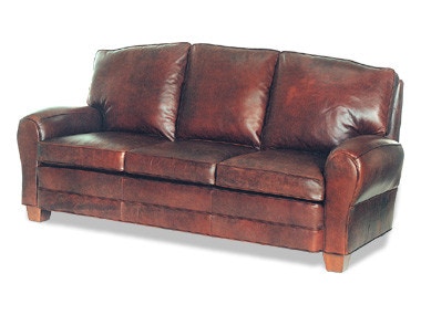 McKinley Leather Living Room Stetson Sofa 1094 Hickory Furniture Mart
