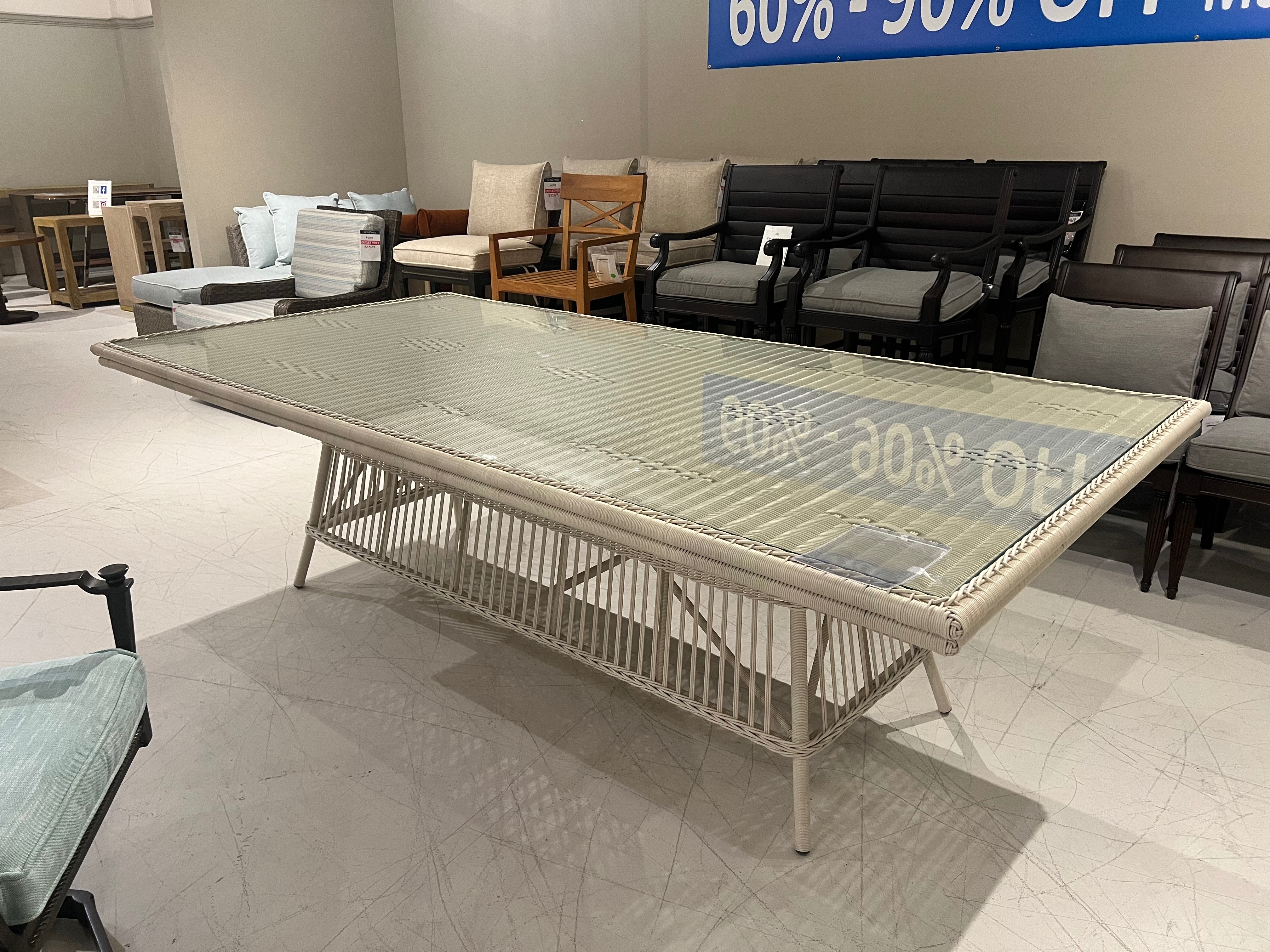 Century Furniture Factory Outlet Outdoor Mainland Dining Table AE-D40-91/90,100,110