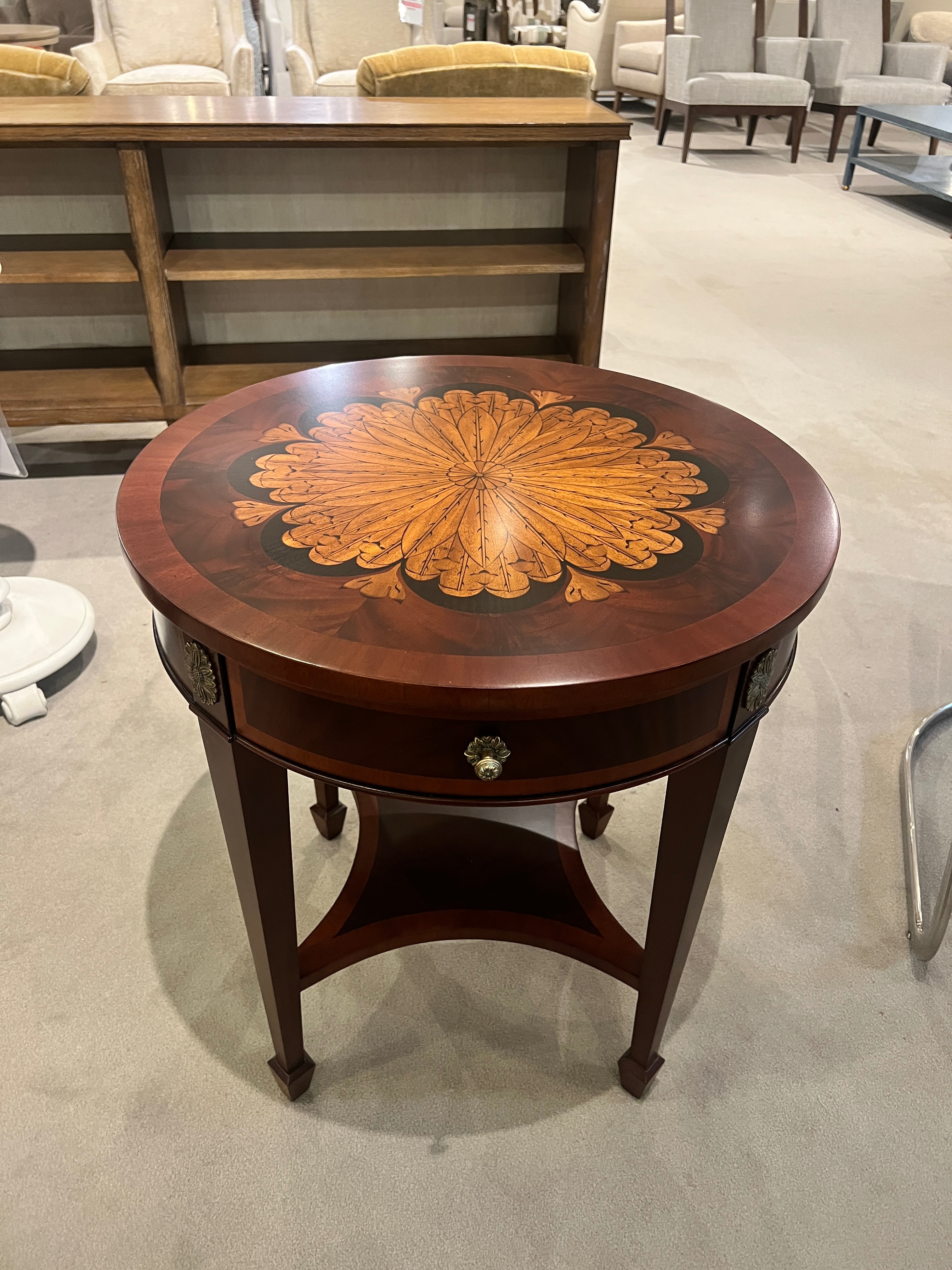 Maitland-Smith Factory Outlet Floral Occasional Table 8111-32-SF