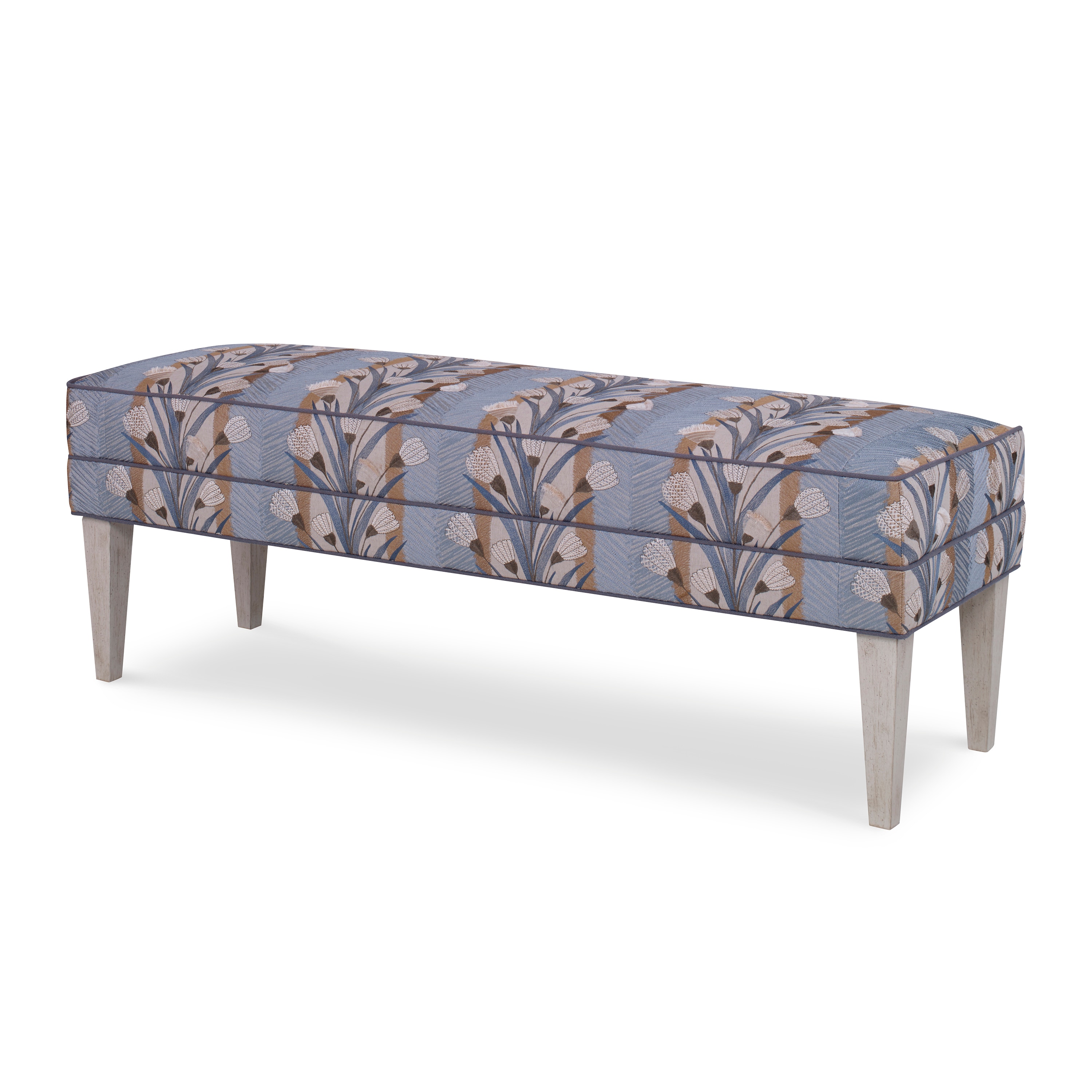 Ambella Home Livery Bench Wood Legs 112-00