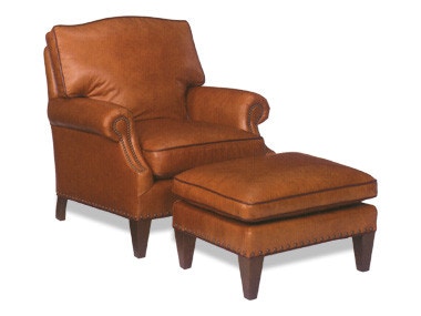 McKinley Leather Kent Ottoman 1330