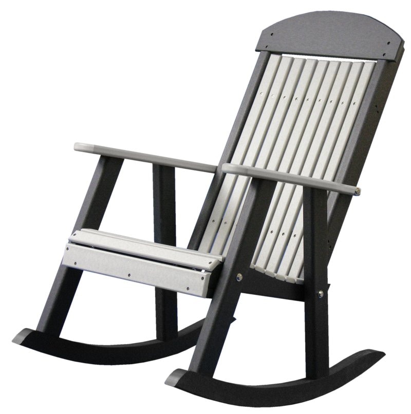 Outdoor Furniture by Amish Oak and Cherry Porch Rocker 76-35