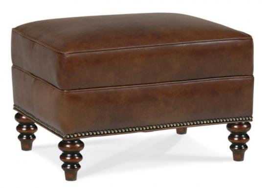 Whittemore Sherrill Classics Leather Ottoman 2015-00