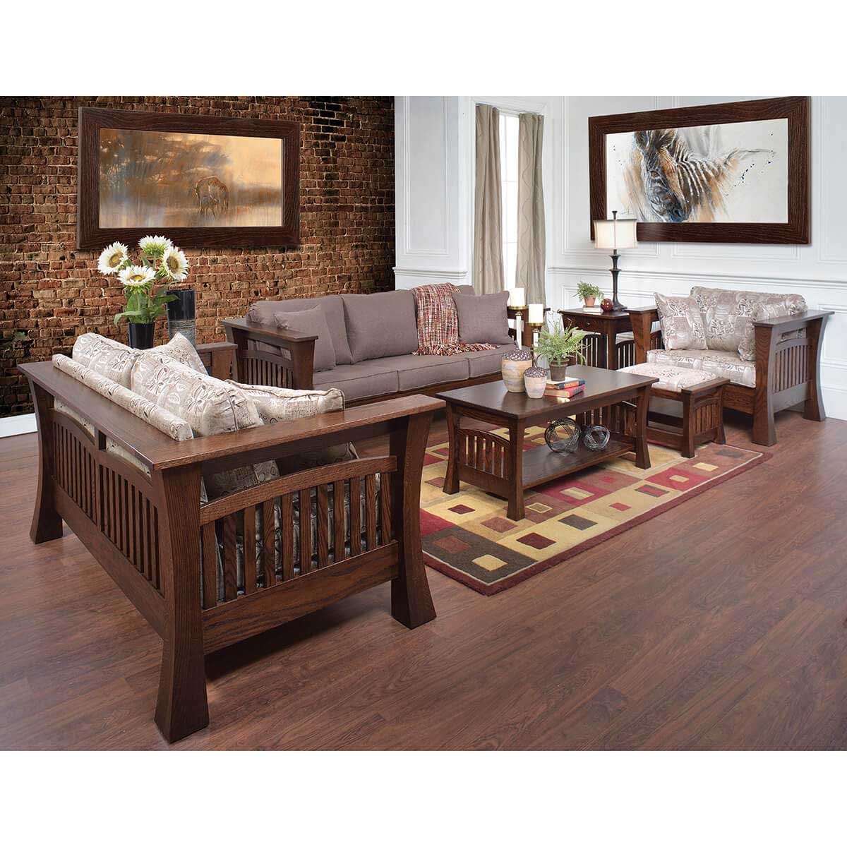 Amish Oak & Cherry Gateway Living Room Group 64331