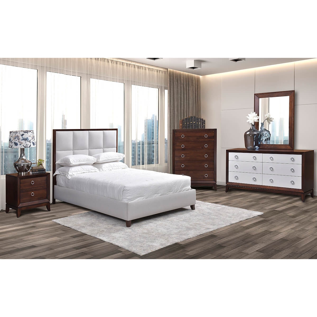 Amish Oak & Cherry Uptown Bedroom Collection 199579