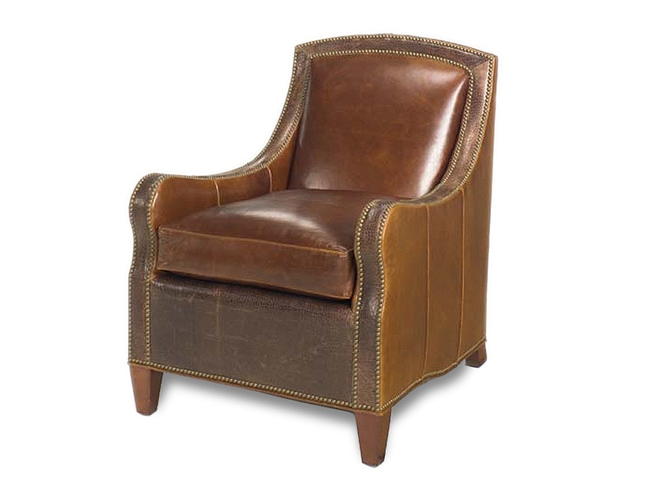 McKinley Leather Living Room Bristol Chair 215ML Hickory Furniture