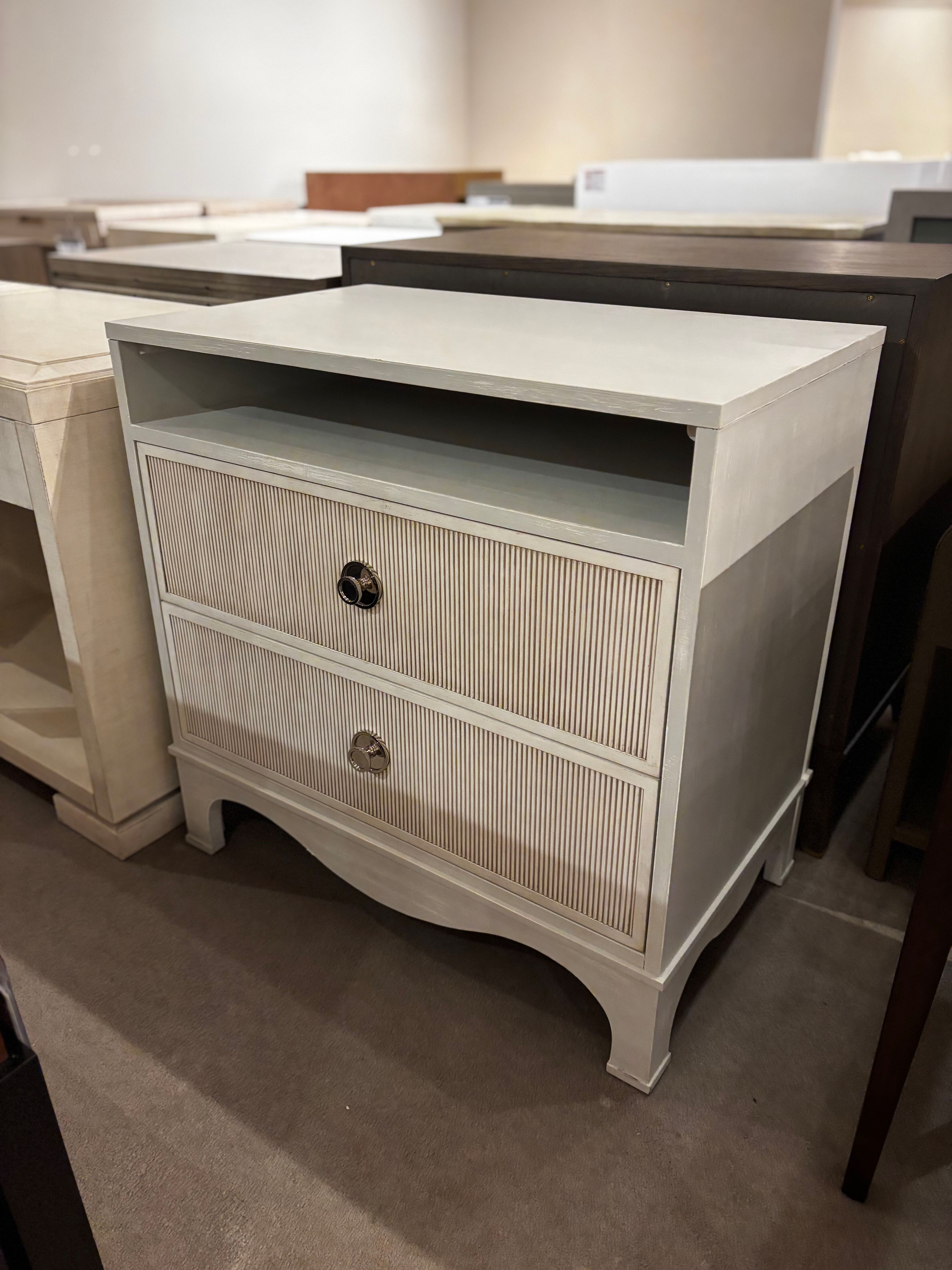 Century Furniture Factory Outlet Details Two Drawer Nightstand CR9-228/80