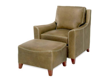 McKinley Leather Frazier Ottoman 2240
